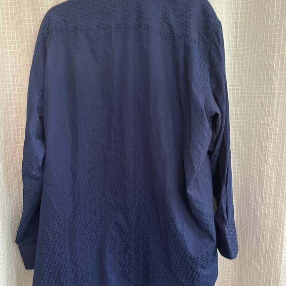 Visconti Navy Blure Long sleeve button down, Suze 2XL - Picture 5 of 6